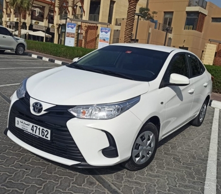 Toyota Yaris Sedan 2022 for rent in Ajman