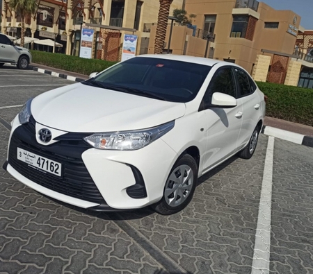 Toyota Yaris Sedan 2022 for rent in Sharjah