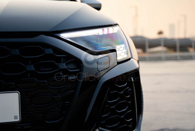 Black Audi RS3 Sportback 2022