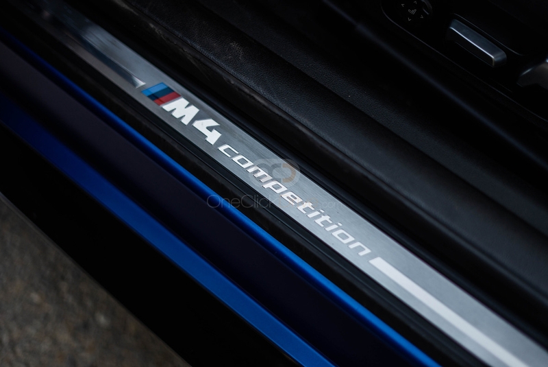 Matte Blue BMW M4 Competition Convertible 2022