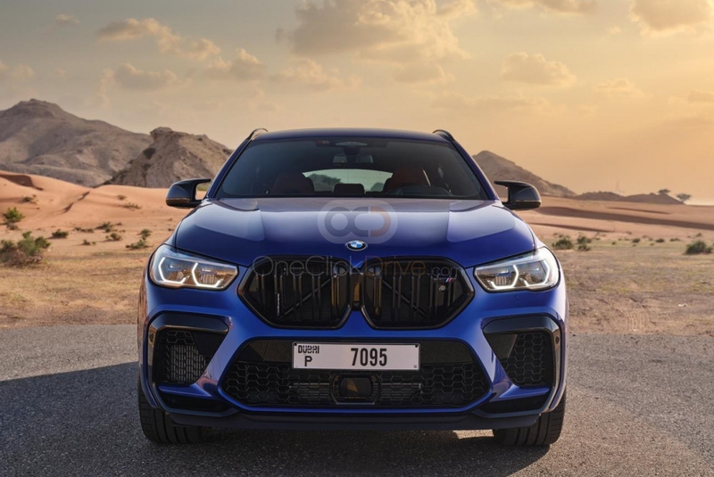 Bleu BMW Compétition X6 M 2022