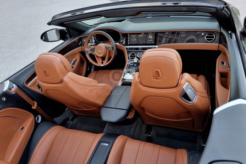 Siyah Bentley Continental GT Cabrio 2020