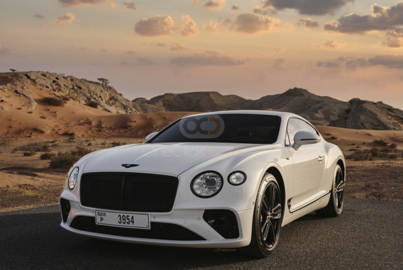 Beyaz Bentley Continental GT 2020