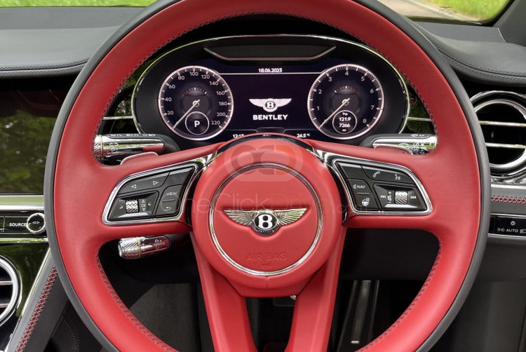 White Bentley GTC Convertible 2022
