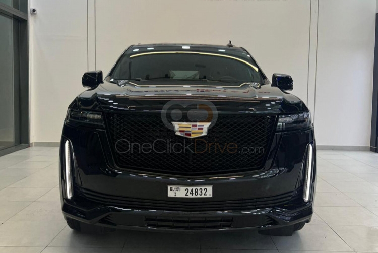 Black Cadillac Escalade 2023