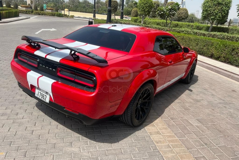 Red Dodge Challenger V8 RT Demon Widebody 2020