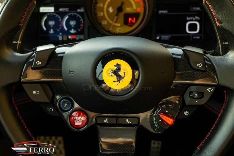 Yellow Ferrari Portofino 2019