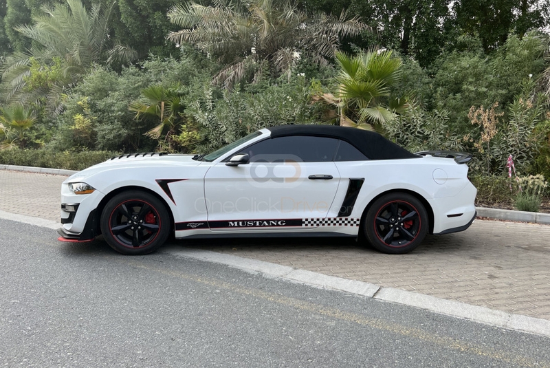 White Ford Mustang Shelby GT Kit Convertible V4 2022