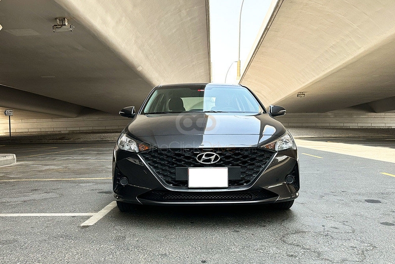 Gray Hyundai Accent 2023