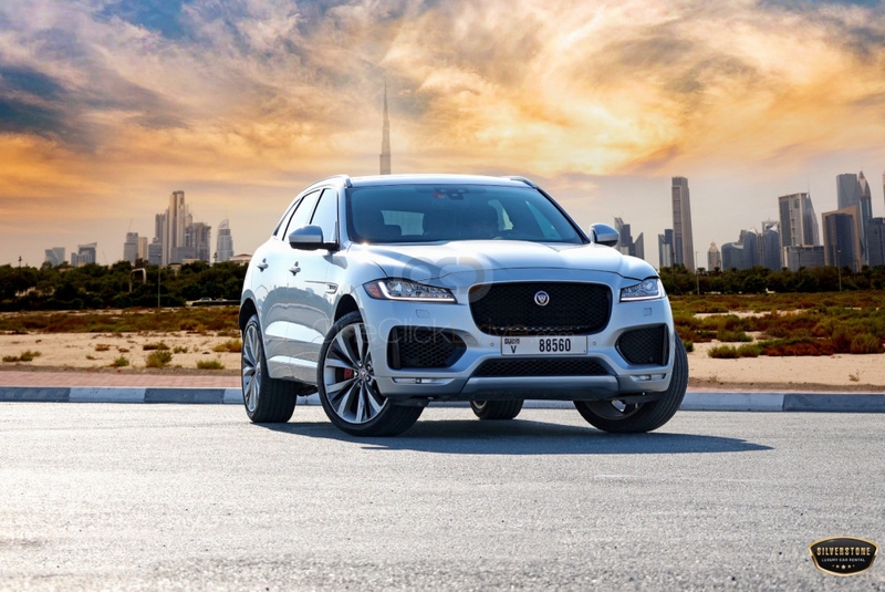Silver Jaguar F Pace First Edition 2020