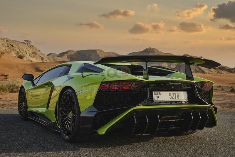 Verde chiaro Lamborghini Aventador Coupe LP700 2018