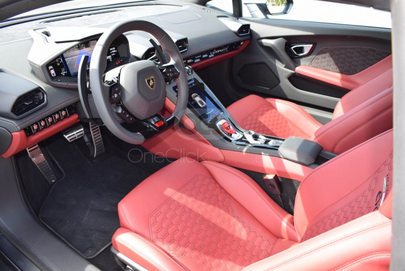 Gray Lamborghini Huracan Evo Coupe 2020