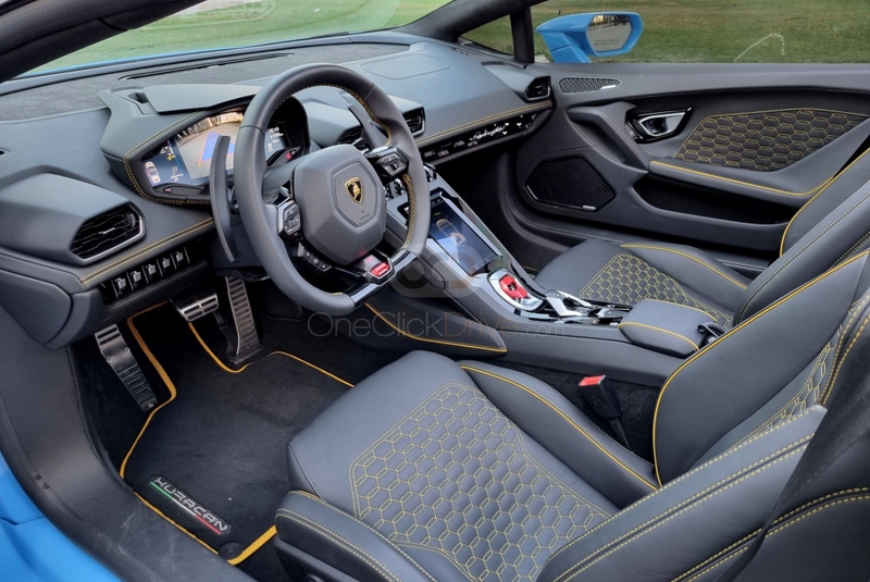 blanc Lamborghini Huracan Evo Spyder 2022