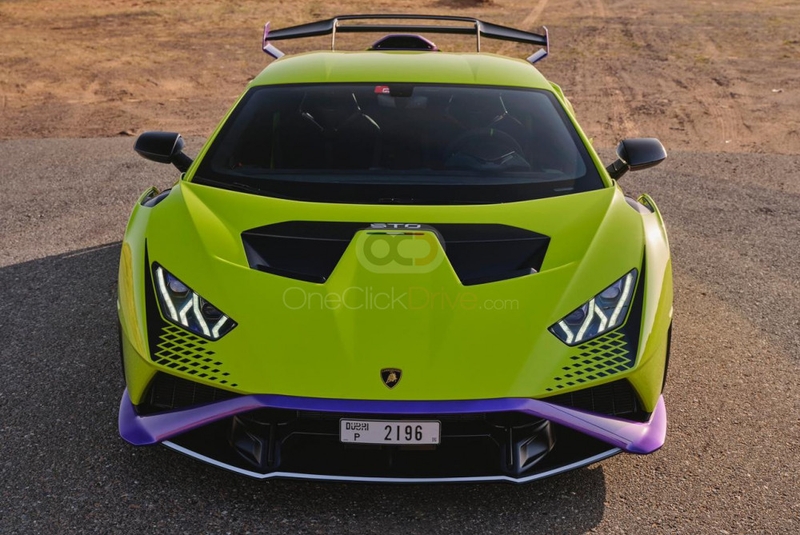 Verde claro Lamborghini Huracán STO 2022
