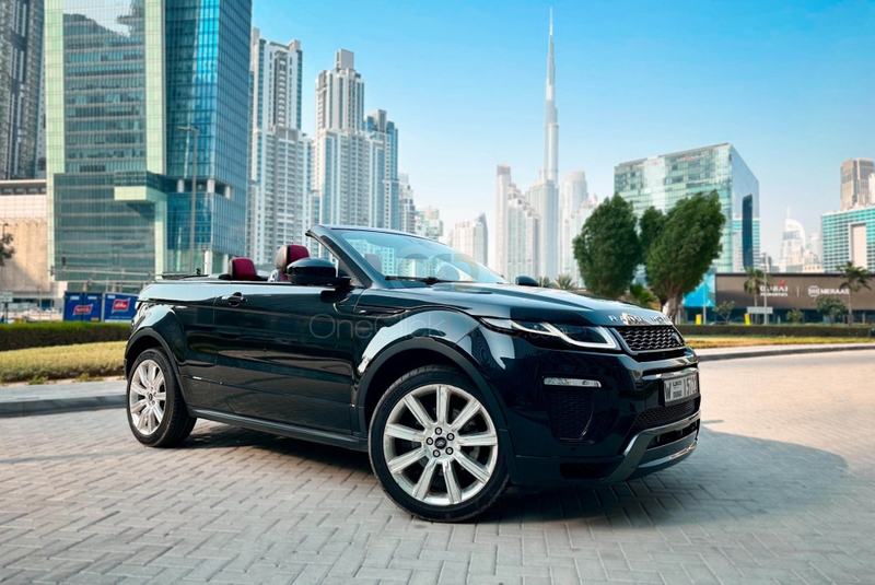 Black Land Rover Range Rover Evoque Convertible 2019