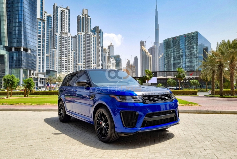 Azul Land Rover Range Rover Sport SVR 2019
