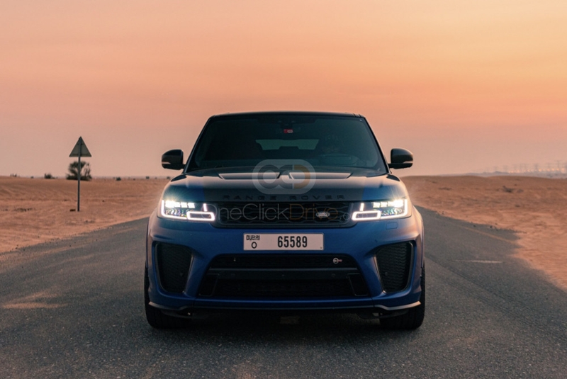 Bleu Land Rover Range Rover Sport SVR 2021