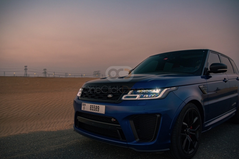 Bleu Land Rover Range Rover Sport SVR 2021