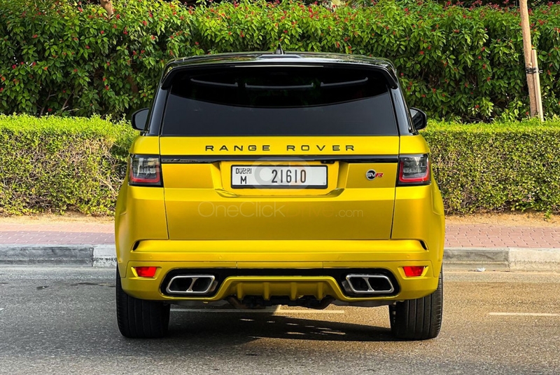 Golden Land Rover Range Rover Sport SVR 2021