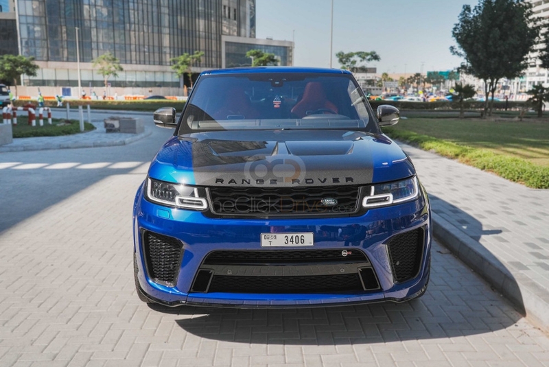 Blue Land Rover Range Rover Sport SVR 2022
