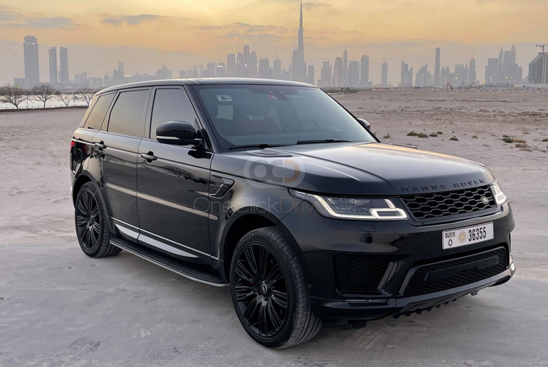 Negro Land Rover Range Rover Sport sobrealimentado V8 2019
