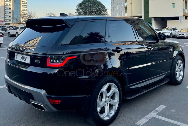 Negro Land Rover Range Rover Sport sobrealimentado V6 2018