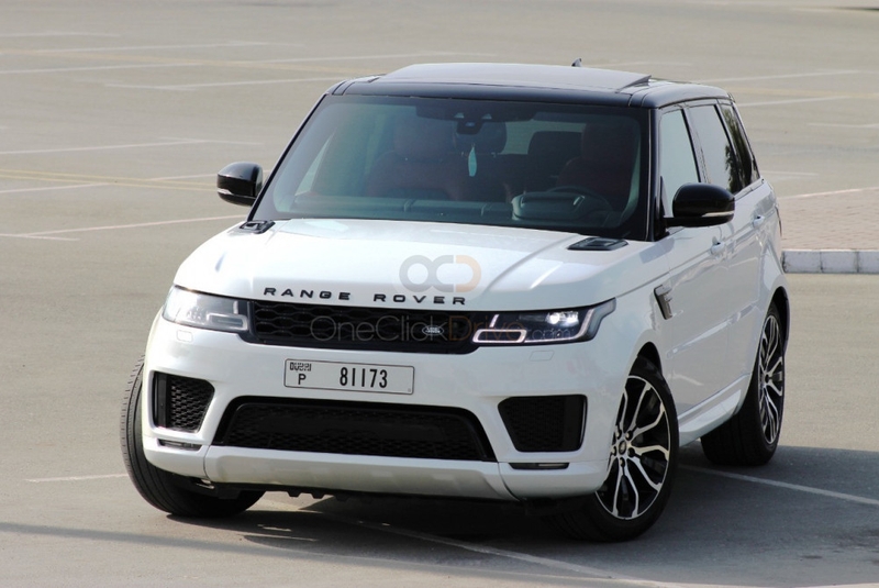 White Land Rover Range Rover Sport 2021