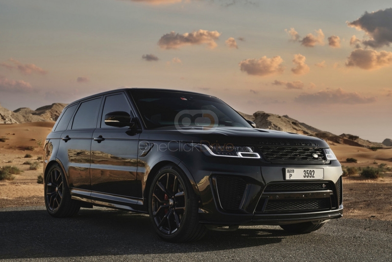 Black Land Rover Range Rover Sport SVR 2019