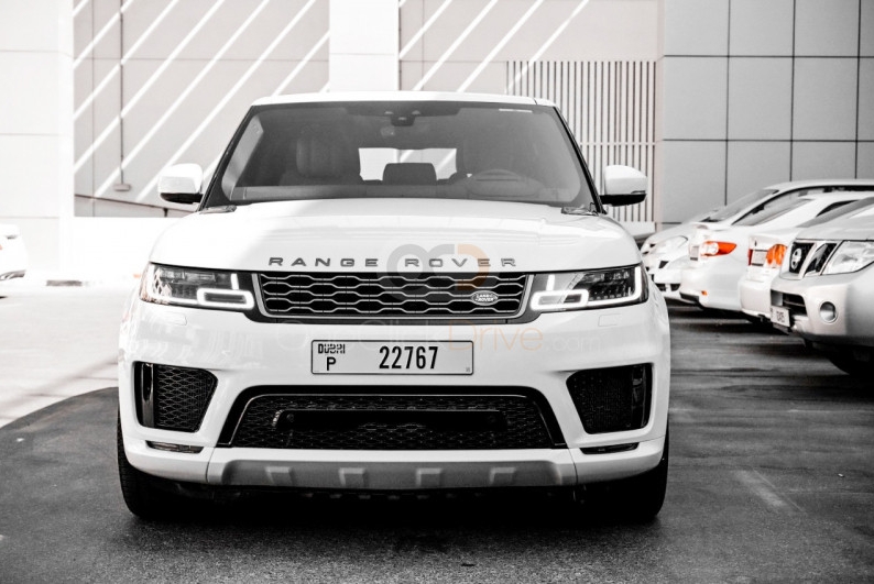 White Land Rover Range Rover Sport Supercharged V6 2021