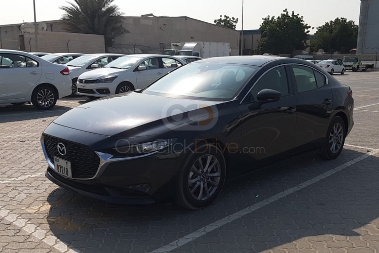 Black Mazda 3 Sedan 2020