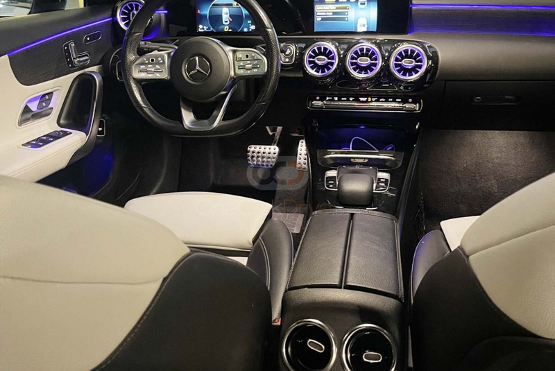 White Mercedes Benz A220 2019