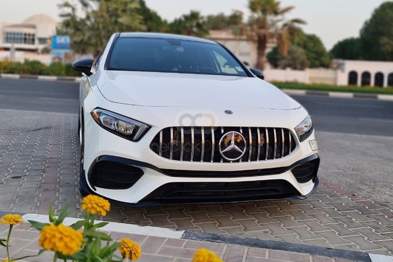 White Mercedes Benz A220 2020