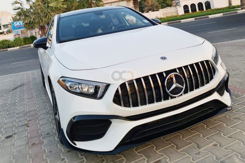 White Mercedes Benz A220 2020