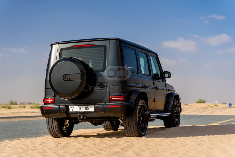 Matte Black Mercedes Benz AMG G63 Double Night Package 2023
