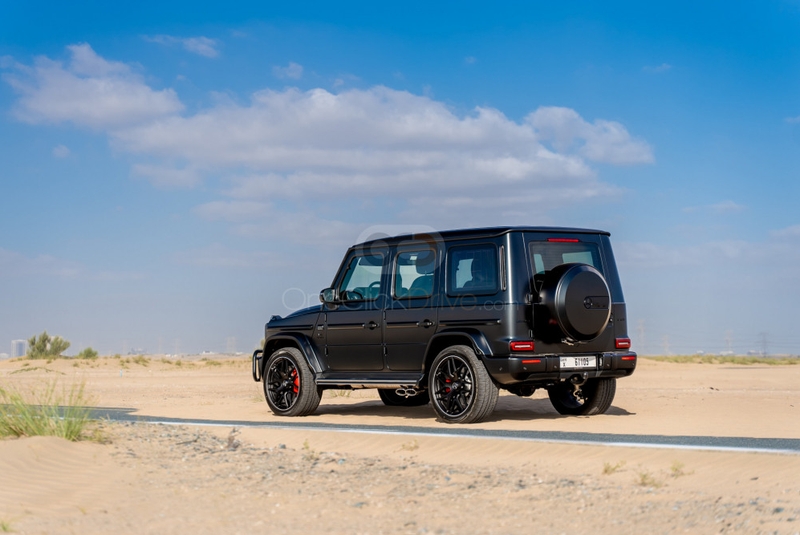 Matte Black Mercedes Benz AMG G63 Double Night Package 2023