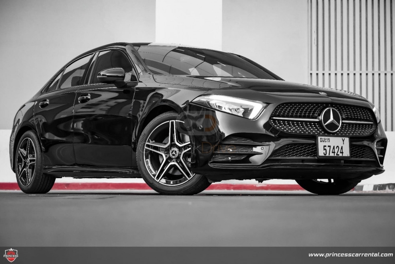 Black Mercedes Benz A220 2021