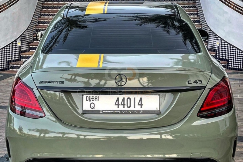 Metallic Grey Mercedes Benz AMG C43 2020