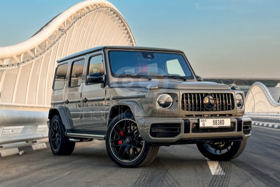 Dark Gray Mercedes Benz AMG G63 Double Night Package 2023