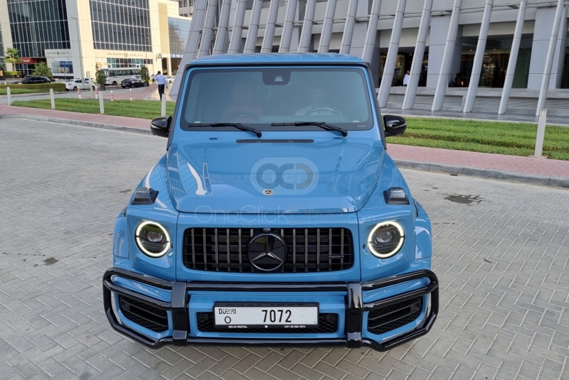 Azul Mercedes Benz AMG G63 2022