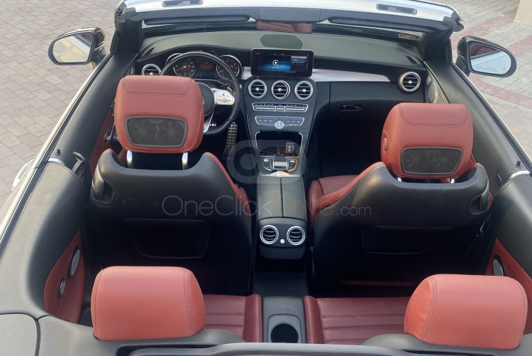 Zilver Mercedes-Benz C300 Cabrio 2019