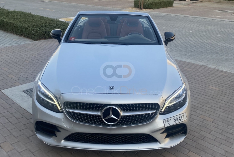 Zilver Mercedes-Benz C300 Cabrio 2019