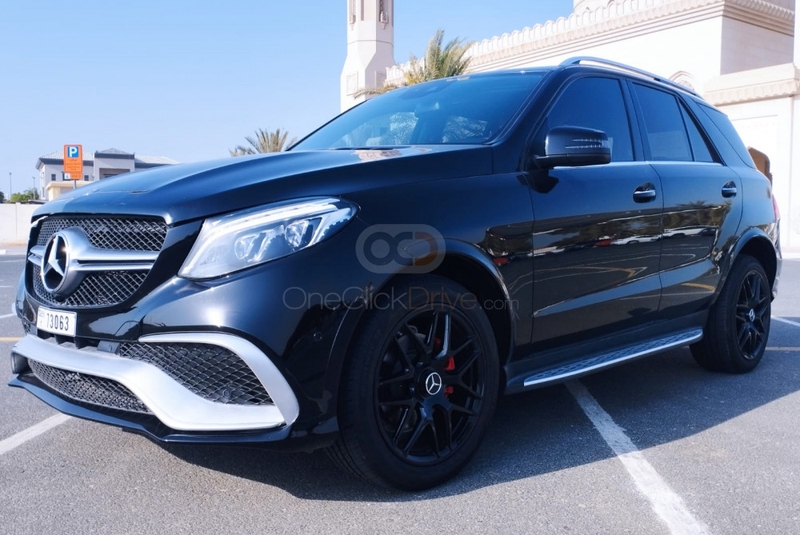 zwart Mercedes-Benz GLE 350 2018