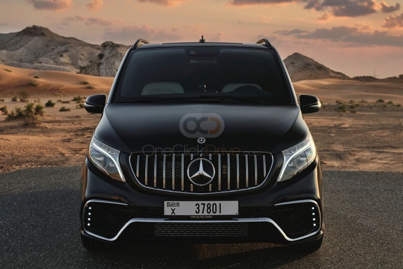 zwart Mercedes-Benz V250 VIP-editie 2022