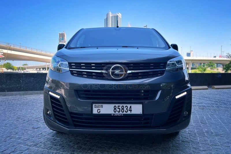 Gray Opel Zafira 9S 2023