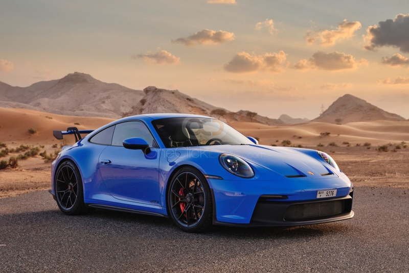 Blue Porsche 911 GT3 2022