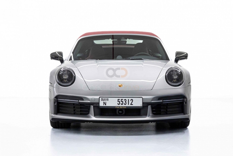White Porsche 911 Turbo S Spyder 2023