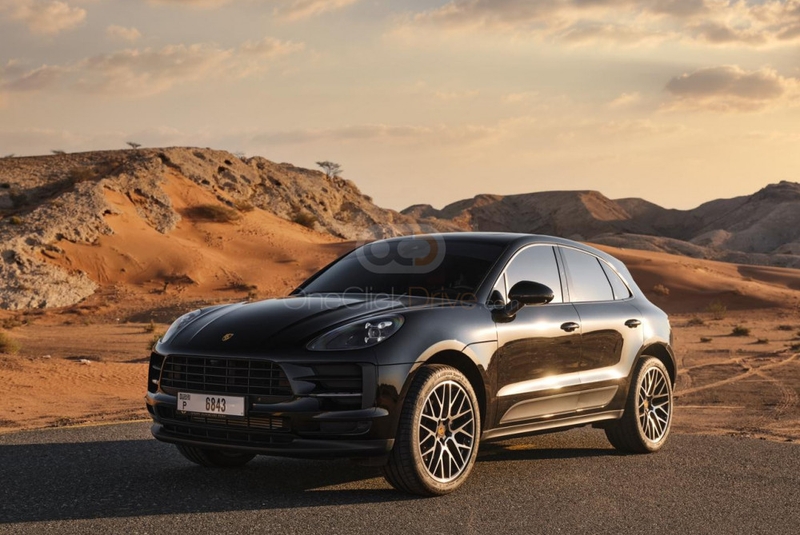 zwart Porsche Macan 2021