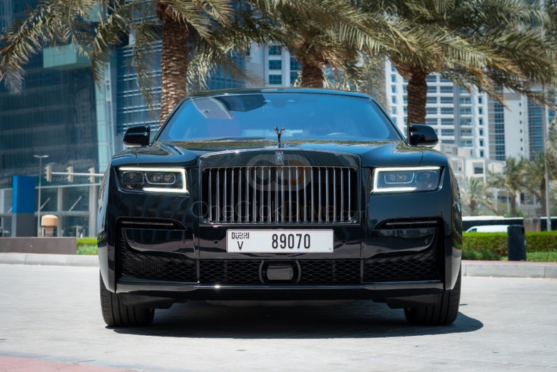 Black Rolls Royce Ghost Black Badge 2022