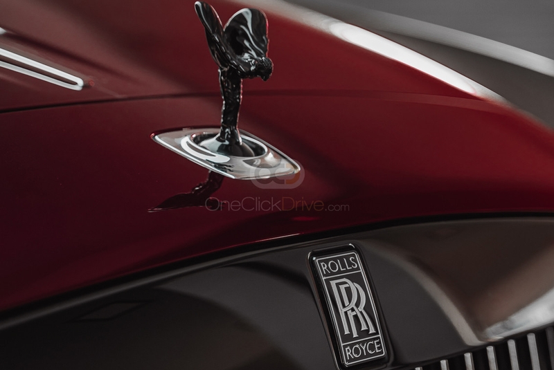 Maroon Rolls Royce Wraith Black Badge 2019