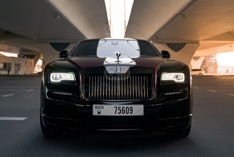 Kastanienbraun Rolls Royce Schwarzes Wraith-Abzeichen 2019